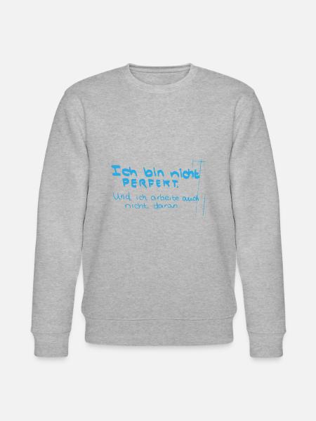 Motivation Saying Positive Thinking Gift Perfect - Stanley/Stella CHANGER Unisex Organic Sweatshirt - heather grey