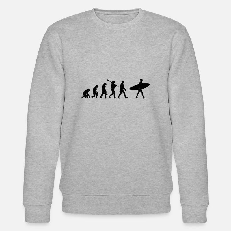 Surf évolution - Sweat bio CHANGER Stanley/Stella Unisexe - gris chiné