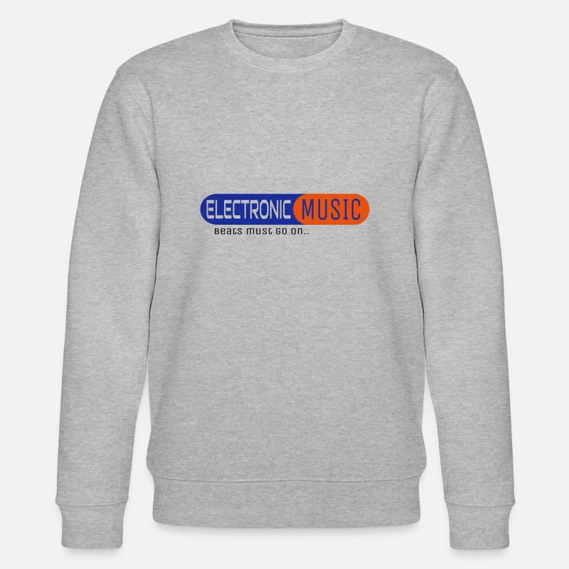 Electronic Music - Stanley/Stella Unisex Bio-Sweatshirt CHANGER  - Grau meliert