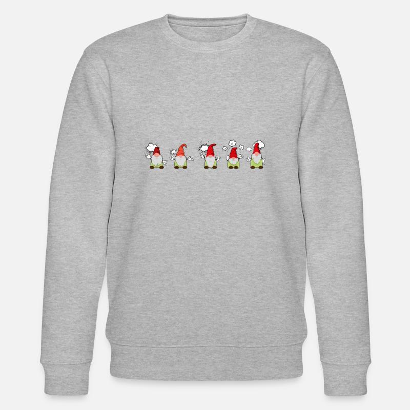 Grummelzwerge - Stanley/Stella Unisex Bio-Sweatshirt CHANGER  - Grau meliert