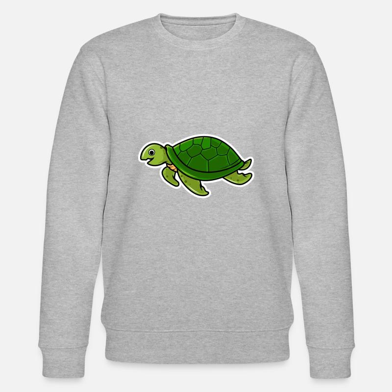 turtle - Stanley/Stella CHANGER Unisex Organic Sweatshirt - heather grey