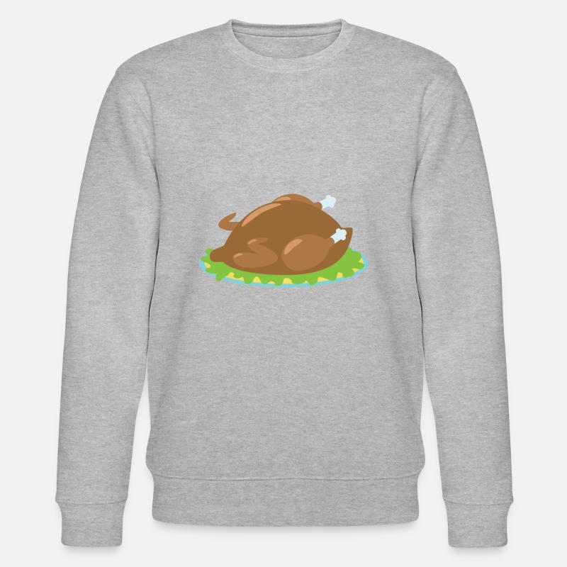 gegrilltes hähnchen - Stanley/Stella Unisex Bio-Sweatshirt CHANGER  - Grau meliert