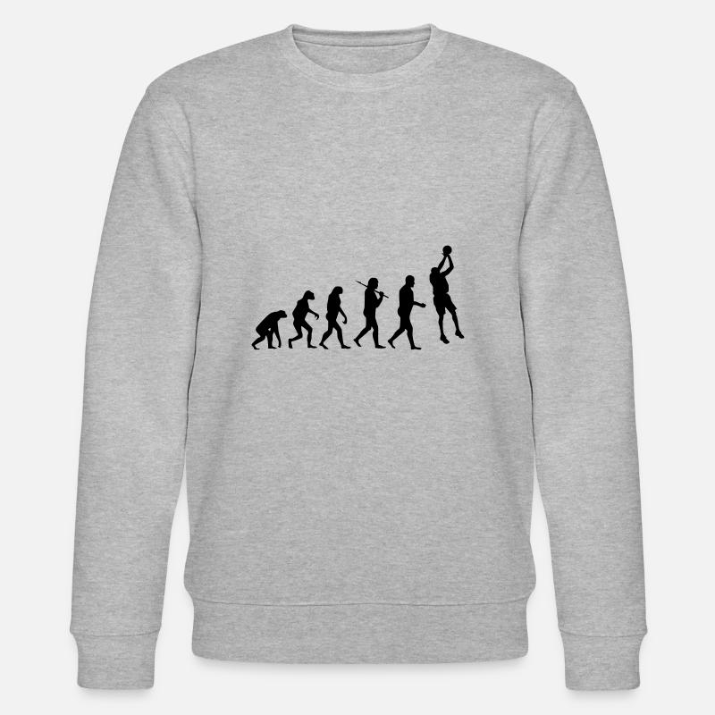 Basketballer - Stanley/Stella Unisex Bio-Sweatshirt CHANGER  - Grau meliert