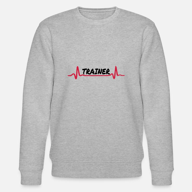 Fitness - Trainer - Stanley/Stella Unisex Bio-Sweatshirt CHANGER  - Grau meliert