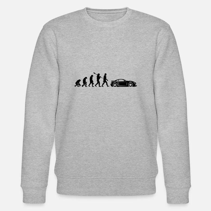 Auto De Sport Evolution - Stanley/Stella Unisex Bio-Sweatshirt CHANGER  - Grau meliert
