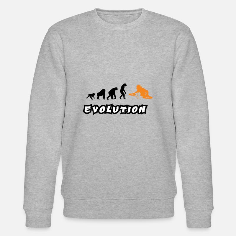 Evolution T Shirt avec Dj - Sweat bio CHANGER Stanley/Stella Unisexe - gris chiné