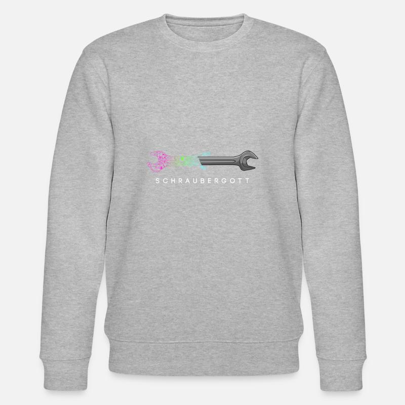 Schraubergott - Mechaniker - Geschenkidee - Stanley/Stella Unisex Bio-Sweatshirt CHANGER - Grau meliert