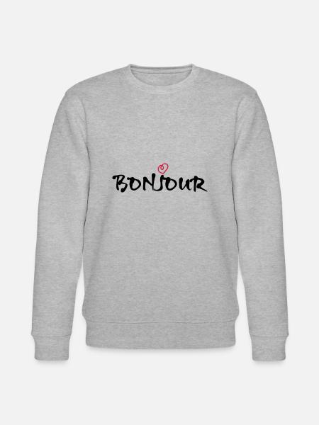 Bonjour - Stanley/Stella CHANGER Unisex Organic Sweatshirt - heather grey