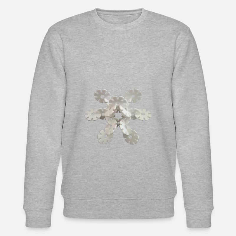 Flower Fleur Fleur - T-Shirt Design - Sweat bio CHANGER Stanley/Stella Unisexe - gris chiné