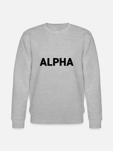 Rang Alpha Dark Pack - Sweat bio CHANGER Stanley/Stella Unisexe - gris chiné