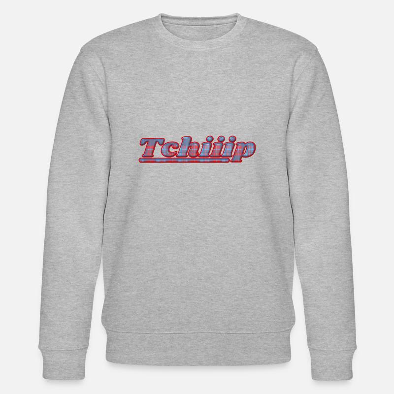 Tchiiip rouge - Sweat bio CHANGER Stanley/Stella Unisexe - gris chiné