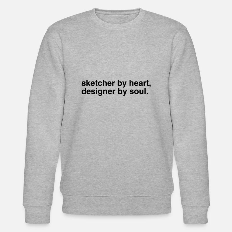 Designer Designerin Design 005 - Stanley/Stella Unisex Bio-Sweatshirt CHANGER  - Grau meliert