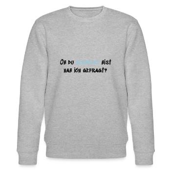 Behindert - Stanley/Stella Unisex Bio-Sweatshirt CHANGER  - Grau meliert - Vorne - Nik (191cm) & Marisol (170cm)