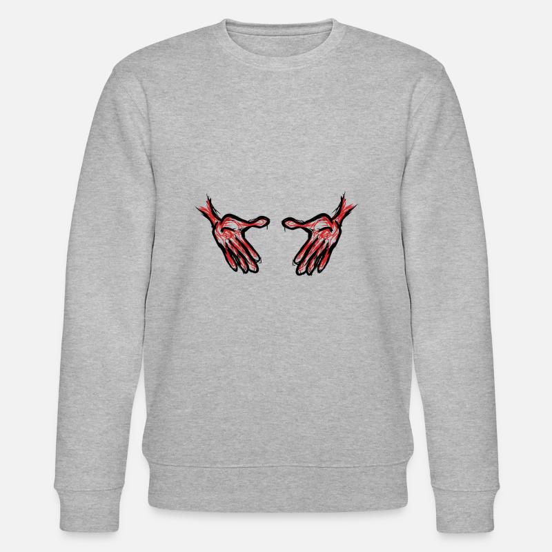 Hands Hand - Stanley/Stella CHANGER Unisex Organic Sweatshirt - heather grey