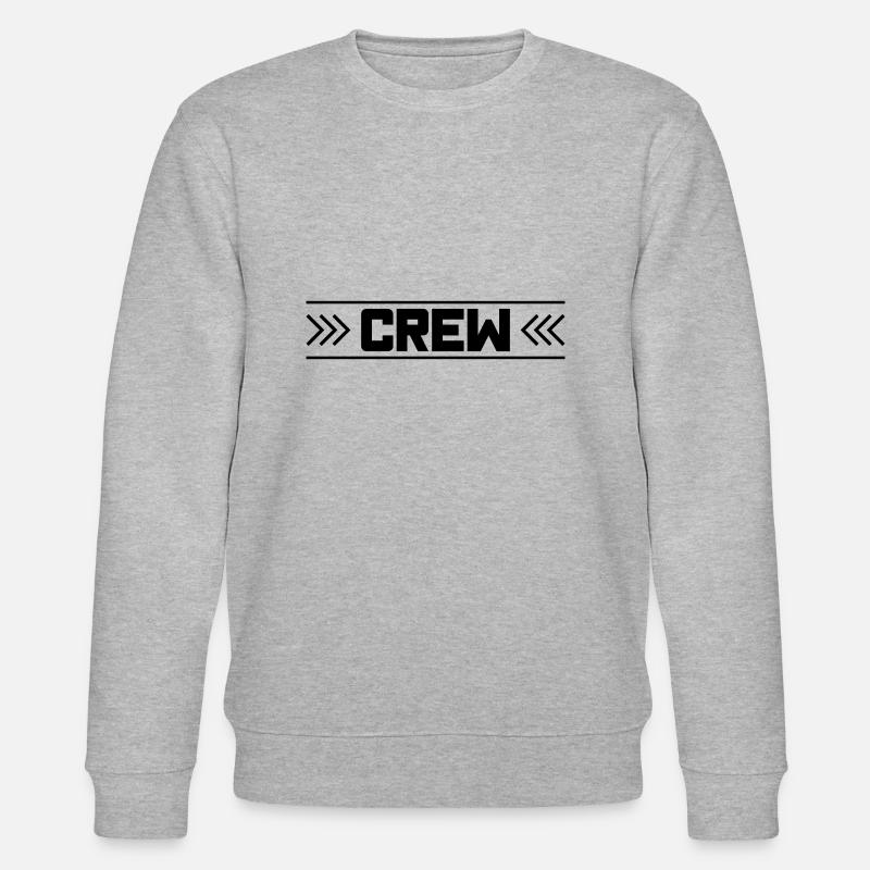 crew design - Stanley/Stella Unisex Bio-Sweatshirt CHANGER  - Grau meliert