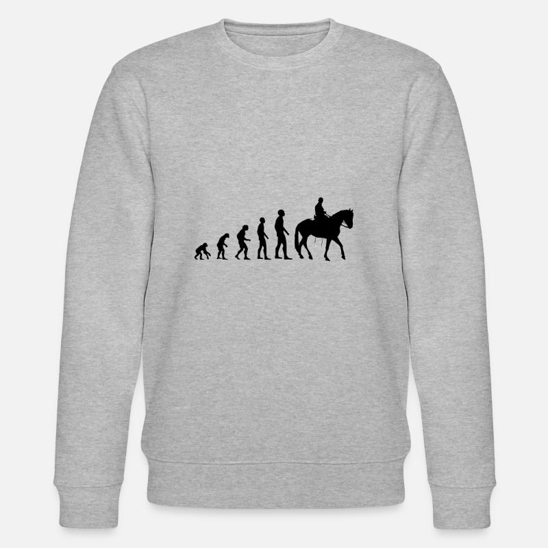 Evolution rider - Stanley/Stella CHANGER Unisex Organic Sweatshirt - heather grey