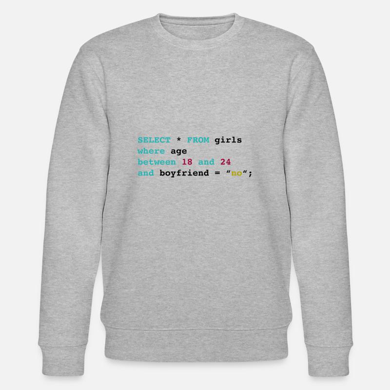 Programmierer witzig - Stanley/Stella Unisex Bio-Sweatshirt CHANGER  - Grau meliert