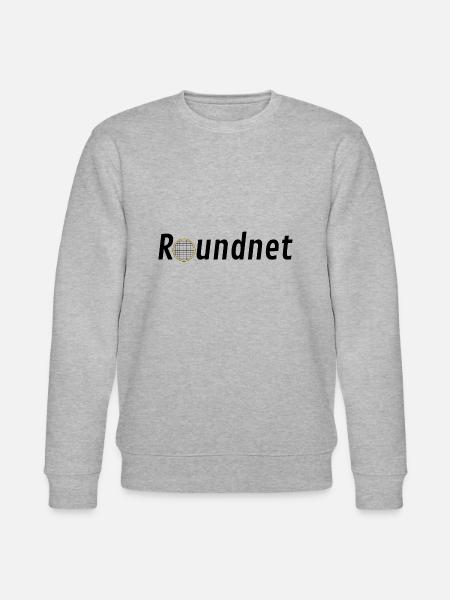 Roundnet simple design for boys and girls - Stanley/Stella CHANGER Unisex Organic Sweatshirt - heather grey