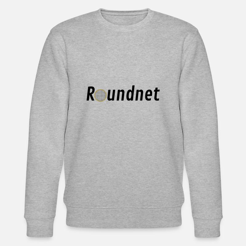 Roundnet simples Design für Jungs und Mädchen - Stanley/Stella Unisex Bio-Sweatshirt CHANGER  - Grau meliert