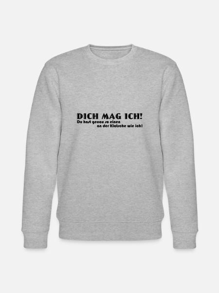 I like you - Stanley/Stella CHANGER Unisex Organic Sweatshirt - heather grey