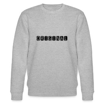 original - Stanley/Stella Unisex Bio-Sweatshirt CHANGER  - Grau meliert - Vorne - Nik (191cm) & Marisol (170cm)