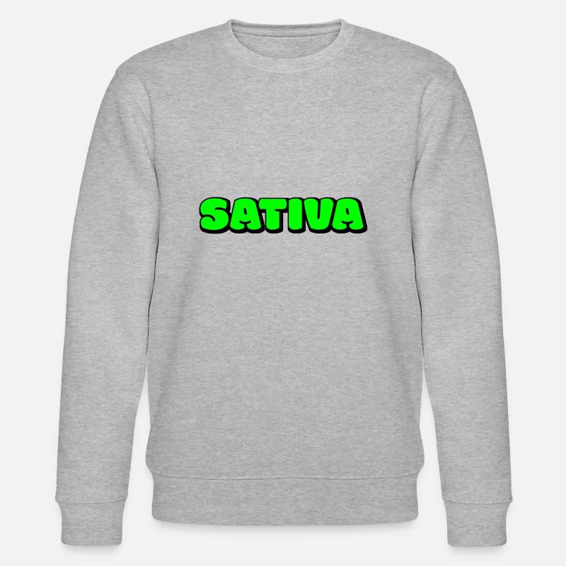 sativa - Stanley/Stella Unisex Bio-Sweatshirt CHANGER  - Grau meliert