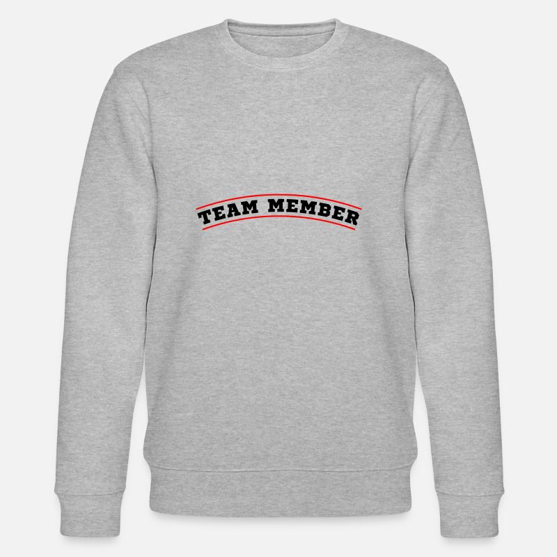 team member design 2 - Stanley/Stella Unisex Bio-Sweatshirt CHANGER  - Grau meliert