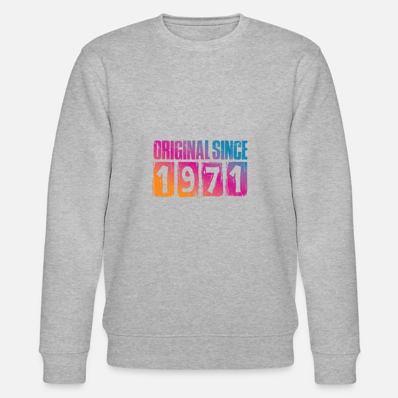 1971 - Stanley/Stella Unisex Bio-Sweatshirt CHANGER  - Grau meliert
