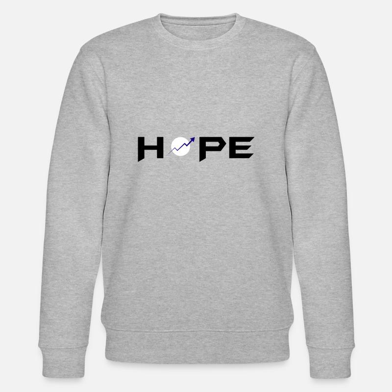 Bitcoin Trading Crypto Aktien - Stanley/Stella Unisex Bio-Sweatshirt CHANGER - Grau meliert