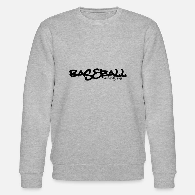 Baseball - Nothing Else - Stanley/Stella Unisex Bio-Sweatshirt CHANGER  - Grau meliert