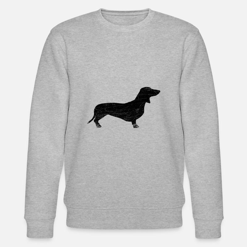 Dackel - Stanley/Stella Unisex Bio-Sweatshirt CHANGER  - Grau meliert