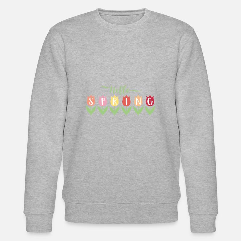 Hello Spring - Stanley/Stella CHANGER Unisex Organic Sweatshirt - heather grey
