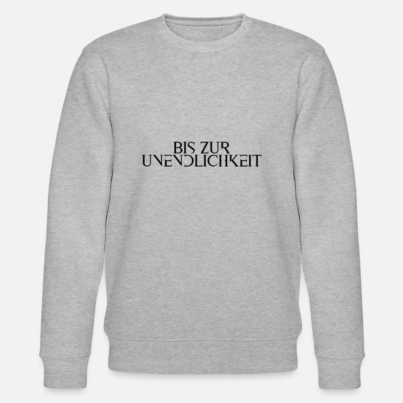 Bis zur Unendlichkeit - Stanley/Stella Unisex Bio-Sweatshirt CHANGER  - Grau meliert