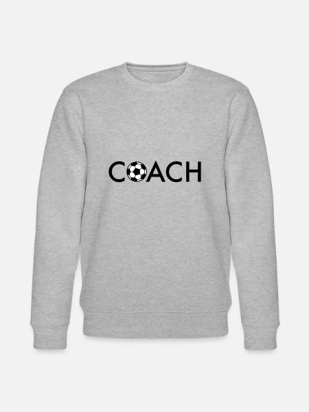 Fußball Coach - Stanley/Stella Unisex Bio-Sweatshirt CHANGER - Grau meliert