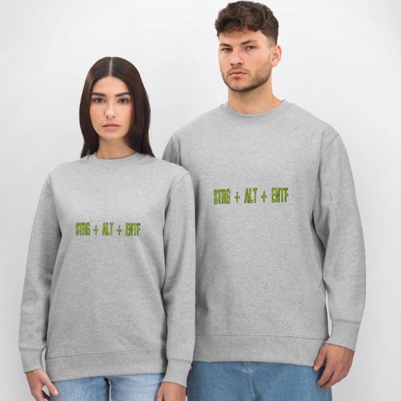 CTRL ALT DEL - Keyboard shortcut Program Crash Stanley/Stella CHANGER Unisex Organic Sweatshirt