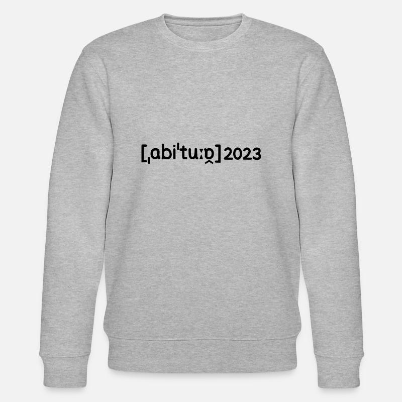 Abitur 2023 - Stanley/Stella Unisex Bio-Sweatshirt CHANGER  - Grau meliert