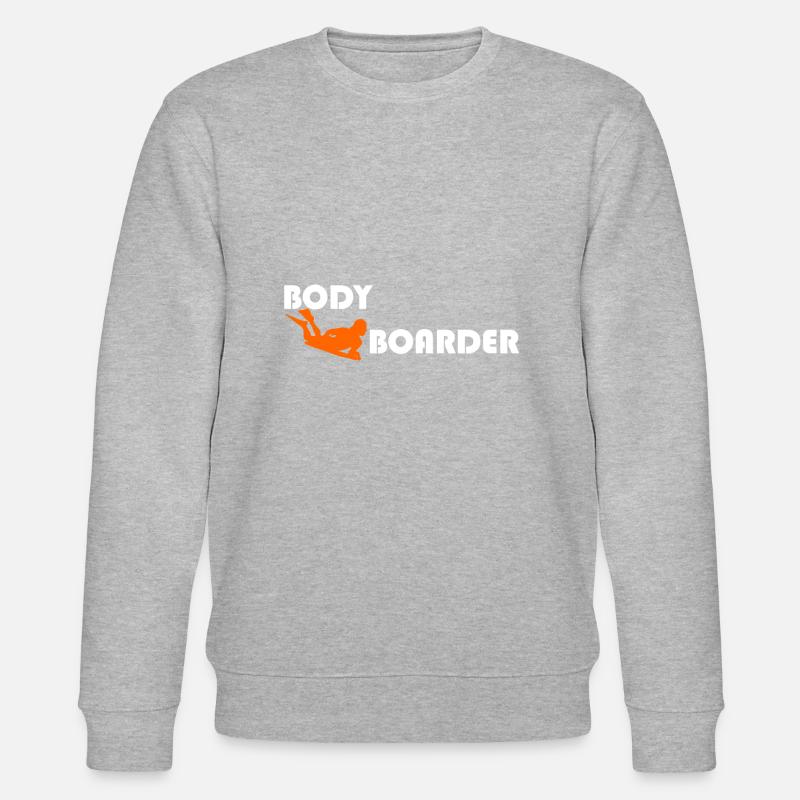 Bodyboarding - Stanley/Stella Unisex Bio-Sweatshirt CHANGER - Grau meliert