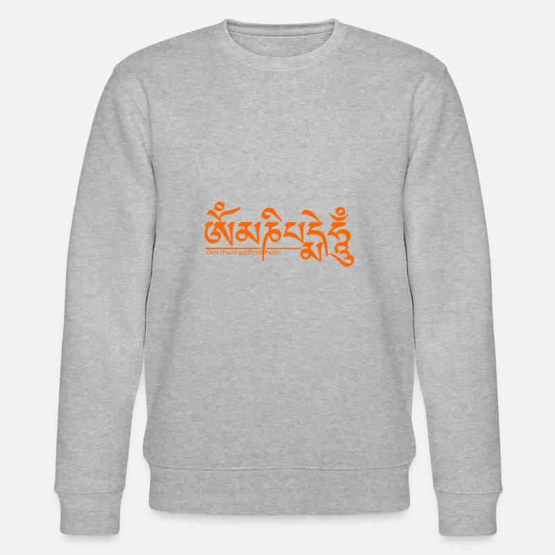 Om mani padme hum - Sweat bio CHANGER Stanley/Stella Unisexe - gris chiné