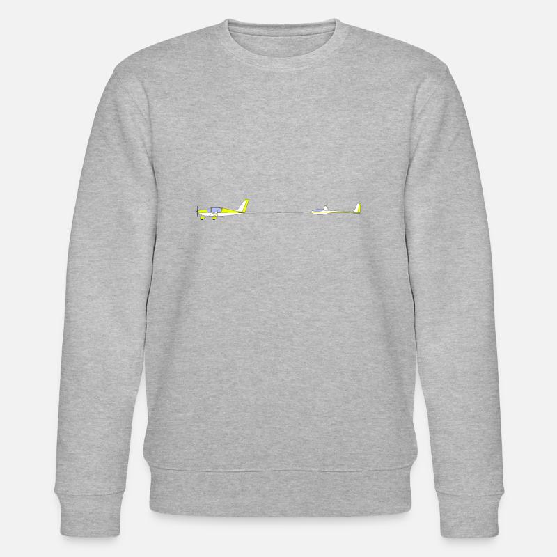 Tracteurs avion avion planeur - Sweat bio CHANGER Stanley/Stella Unisexe - gris chiné