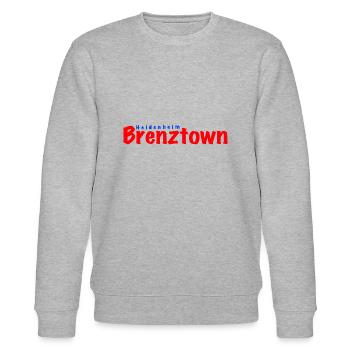 Heidenheim - Brenztown - Heidenheim an der Brenz - Stanley/Stella Unisex Bio-Sweatshirt CHANGER  - Grau meliert - Vorne - Nik (191cm) & Marisol (170cm)