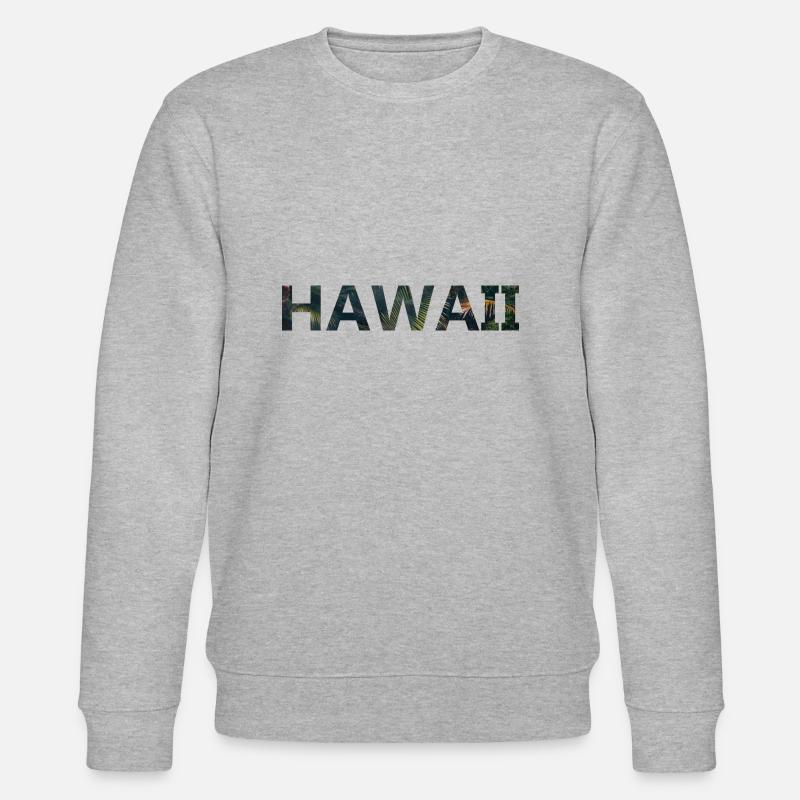 Hawaii - Stanley/Stella Unisex Bio-Sweatshirt CHANGER  - Grau meliert
