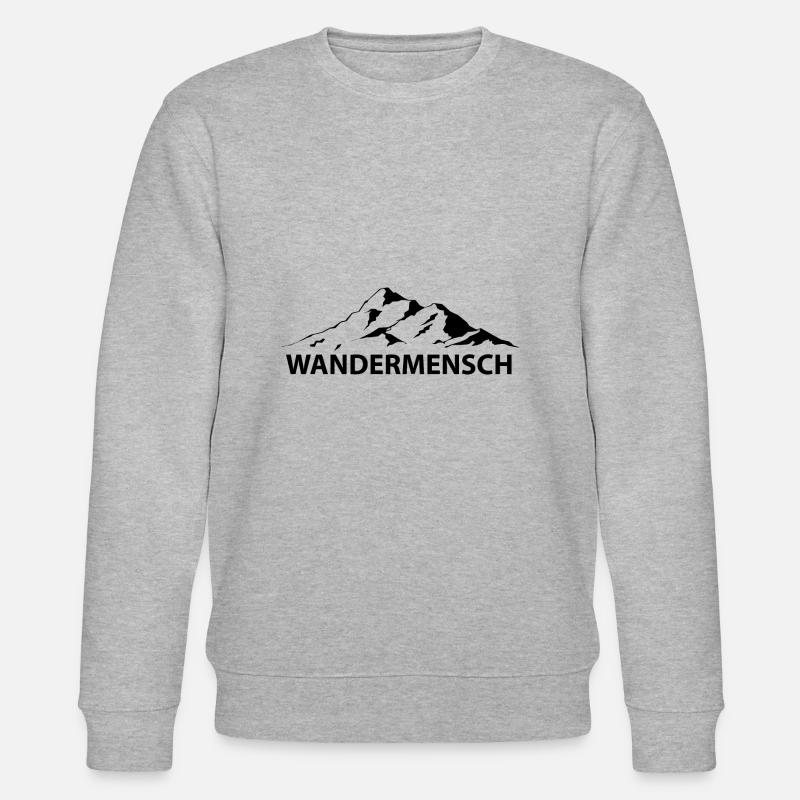 Wandermensch - (6) - Stanley/Stella Unisex Bio-Sweatshirt CHANGER  - Grau meliert