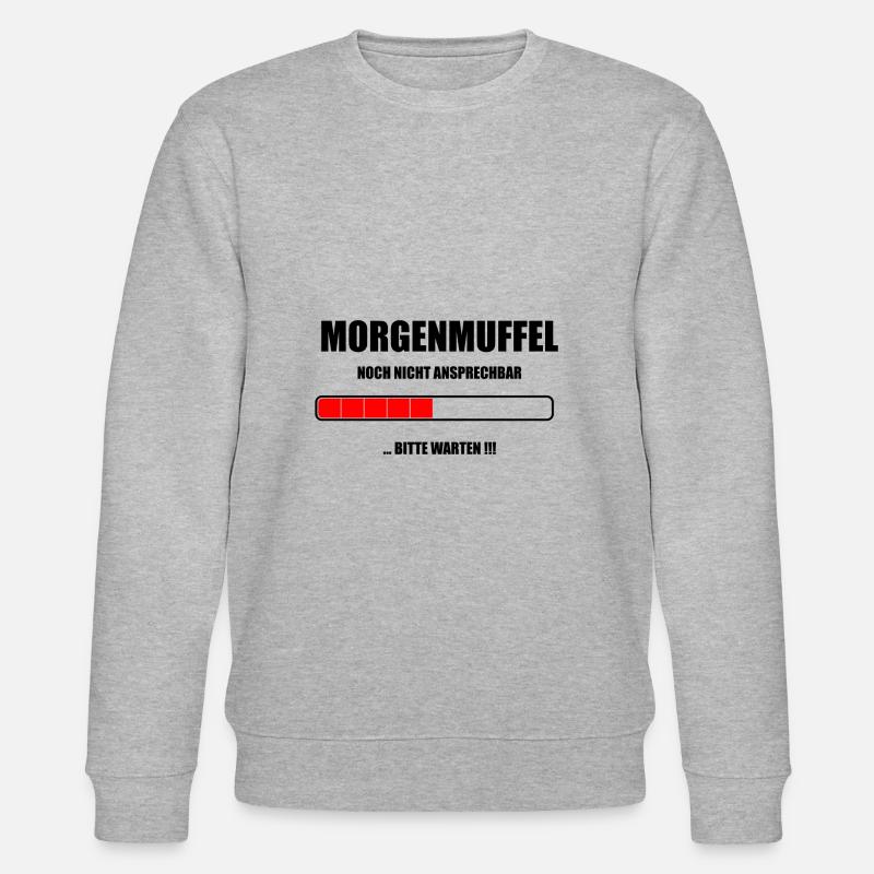 Morgenmuffel Loading - Stanley/Stella Unisex Bio-Sweatshirt CHANGER  - Grau meliert