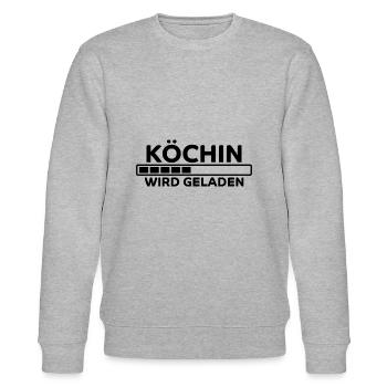 Köchin Spruch Kochen Job Lustiges Köchin Geschenk - Stanley/Stella Unisex Bio-Sweatshirt CHANGER  - Grau meliert - Vorne - Nik (191cm) & Marisol (170cm)