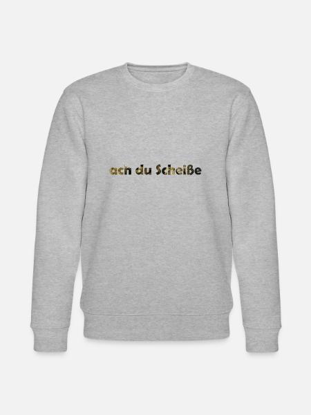 Ach du Schweiße - Stanley/Stella Unisex Bio-Sweatshirt CHANGER  - Grau meliert