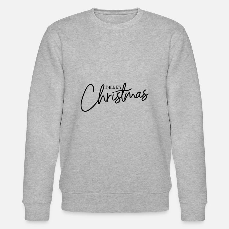 Merry Christmas - Stanley/Stella Unisex Bio-Sweatshirt CHANGER  - Grau meliert