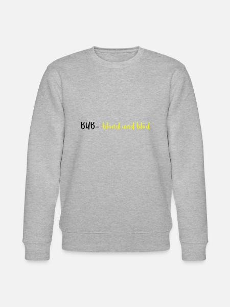 SVG Logo BUB - Stanley/Stella Unisex Bio-Sweatshirt CHANGER - Grau meliert