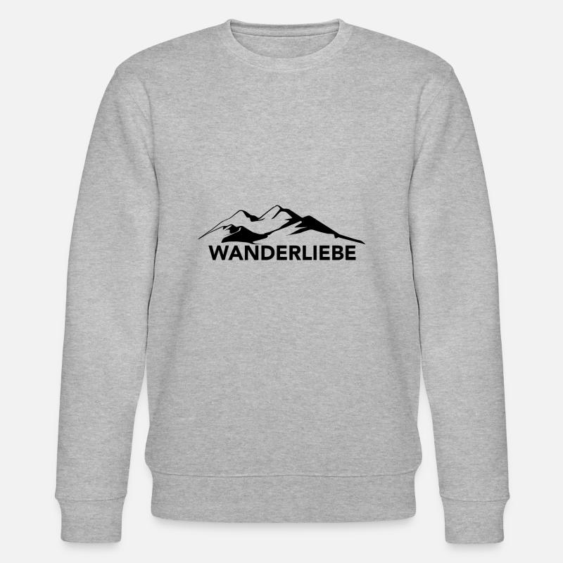 Wanderliebe - (10) - Stanley/Stella Unisex Bio-Sweatshirt CHANGER  - Grau meliert
