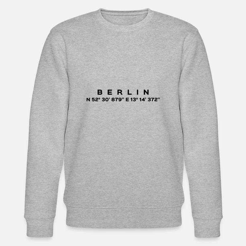 Berlin - Sweat bio CHANGER Stanley/Stella Unisexe - gris chiné