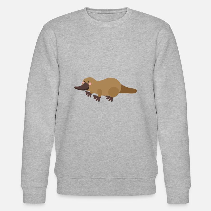 ornithorynque - Sweat bio CHANGER Stanley/Stella Unisexe - gris chiné